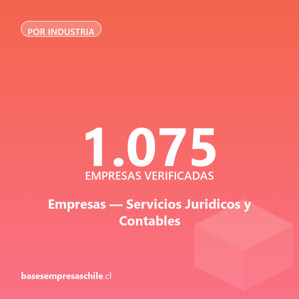 Empresas de Servicios Juridicos y Contables — 1.075 contactos verificados