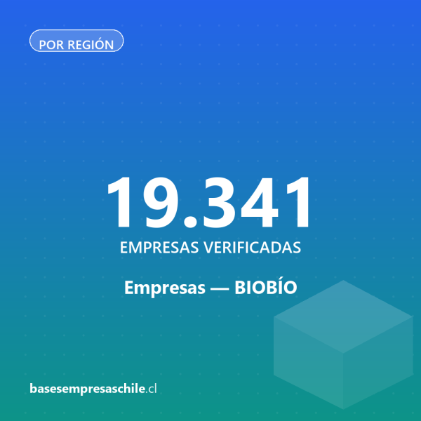 Empresas Región Biobío — 19.341 contactos verificados