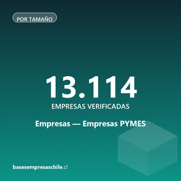 Empresas PYMES — 13.114 empresas verificadas