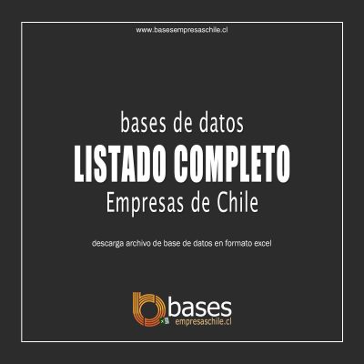 bases de datos empresas de chile